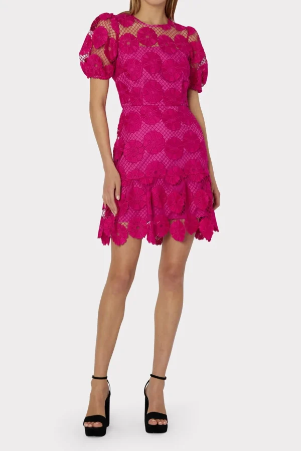 yasmin_daisy_lace_dress_1-5.webp Mini Dresses-MILLY Yasmin Daisy Lace Dress Milly Pink