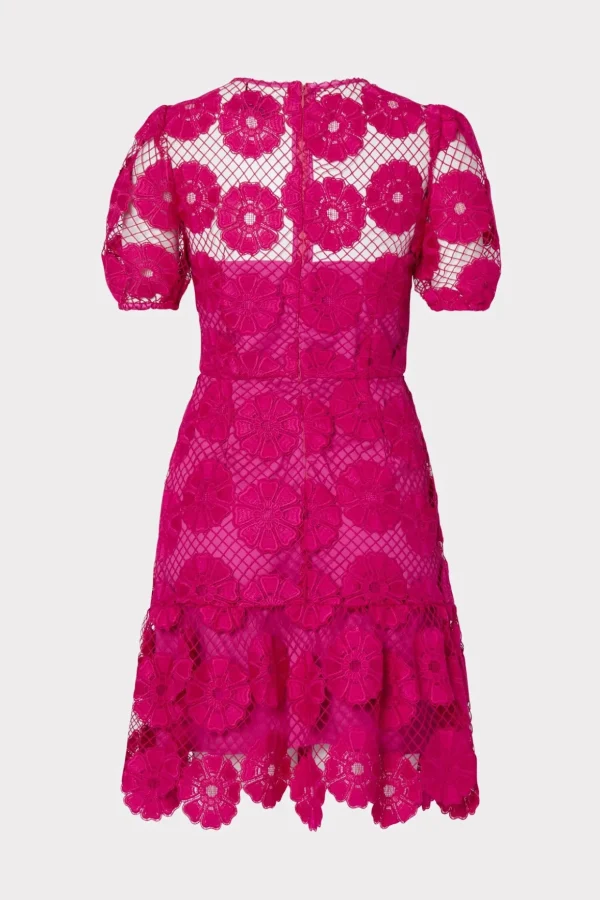 yasmin_daisy_lace_dress_3-4.webp Mini Dresses-MILLY Yasmin Daisy Lace Dress Milly Pink