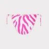 Jumpsuits & Rompers-MILLY Zebra Bikini Bottom Milly Pink/Ecru