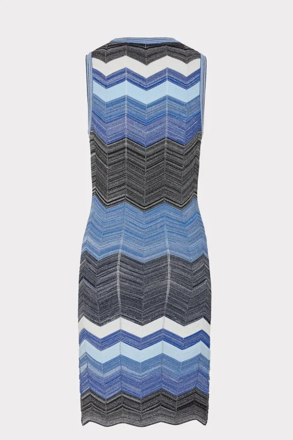 zig_zag_knit_mini_dress_3-5.webp Mini Dresses-MILLY Zig Zag Knit Mini Dress Navy Multi